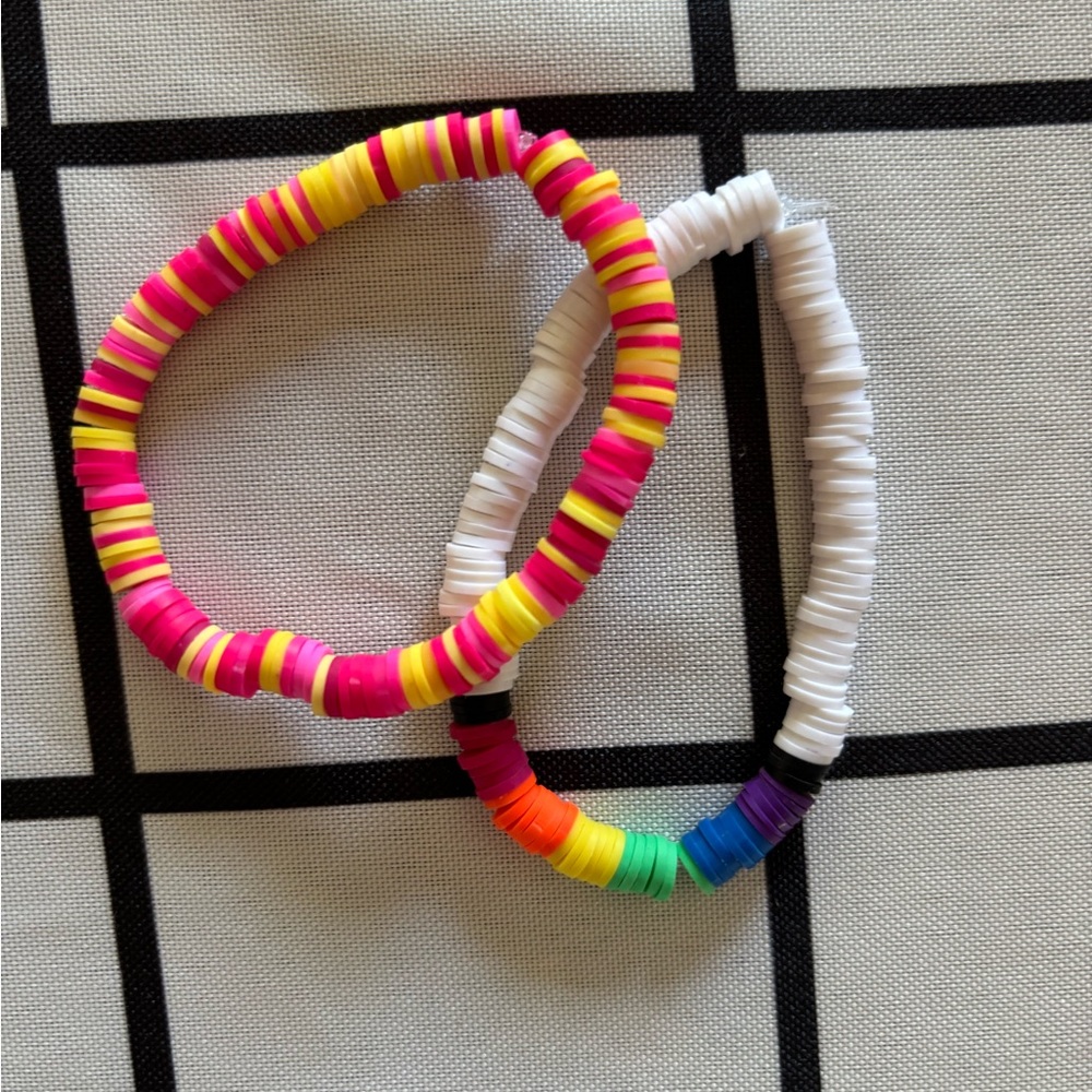 Colorful Kids Beaded Bracelets